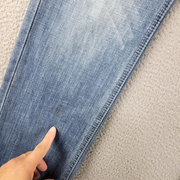 Buffalo David Bitton Jeans Mens 29x32 Blue Denim THRASHED Grunge Distressed - Picture 7 of 16